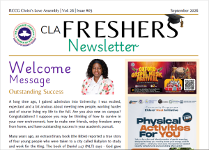 Freshers 2026 Newsletter